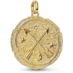 Pandora 764084C01 Anhänger Medaillon Goldfarben Gekreuzte Pfeile