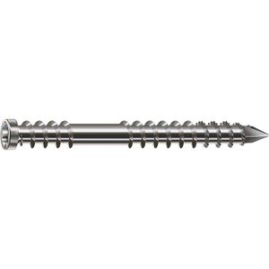 Spax Terrassenschrauben T-Star plus 0538000600603, 6 x 60mm, Edelstahl A4, Zylinderkopf, 100 Stück