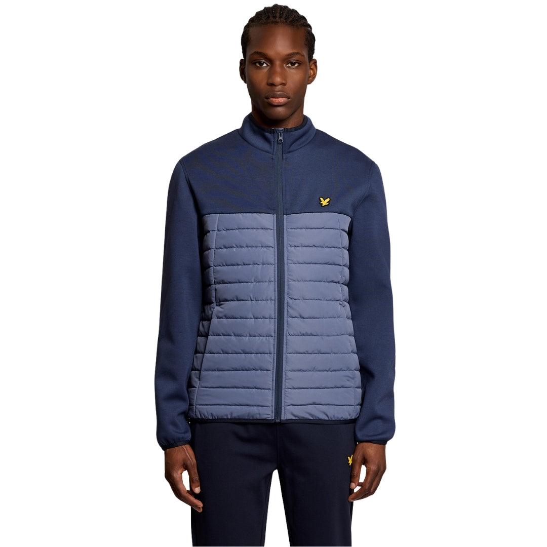 Lyle & Scott True Indigo Sports Fleece Hybrid Jacket