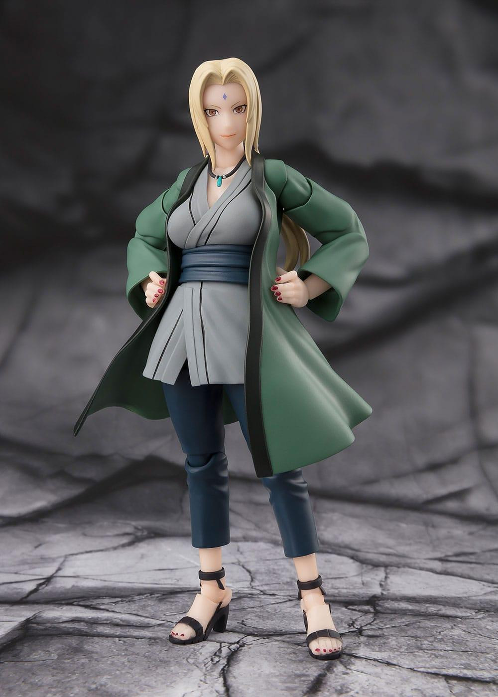Bandai Tamashii Nations Naruto S.H.Figuarts Tsunade actiefiguur, 14 cm