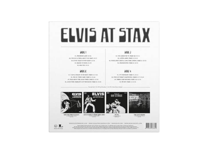 Elvis At Stax - Elvis Presley - Stax, Elvis live album, Stax studio live, recordings, Stax Memphis, 1973