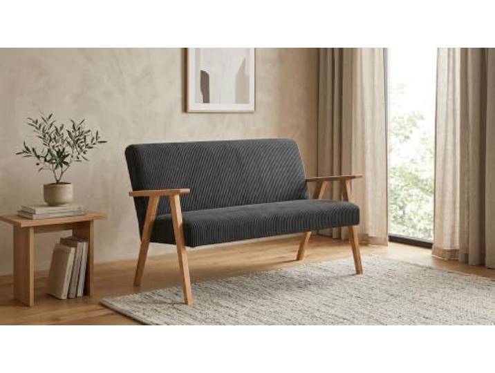 Family Meble Sofa Soler Apollo, 2-Sitzer – Schwarz – 14