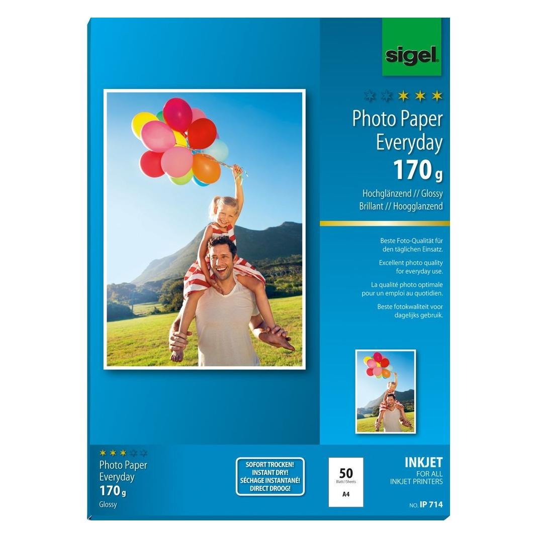 Sigel Inkjet Everyday (170 g/m², A4, 50 Stk.) (IP714)