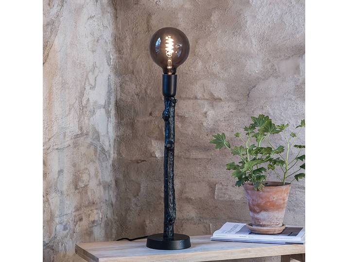 Lampe de table Ramo 14 x 53 x 14cm Noir/Noir Aluminium E27