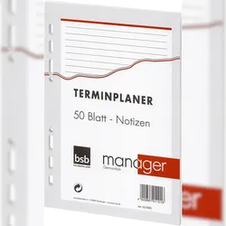 BSB Ersatzeinlage A5 Notizen liniert 02-0050 50 Blatt