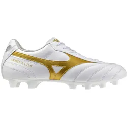 Mizuno, Herren, Fussballschuhe, Morelia II Club FG (46), Gold, Weiss, Silber