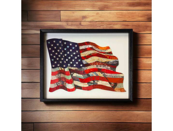 Tableau Décoratif Drapeau US
