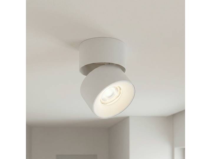Rotari basic Strahler, einflammig, weiß, Ø 9 cm, GU10 - Prios - Wohnzimmer - Modern - Metall