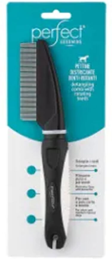 Perfect Grooming Cane Pettine Districante Pelo Corto e Medio 1 PZ