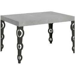 Itamoby Karamay Ausziehtisch 140/224x80cm Beton Anthrazit Beine