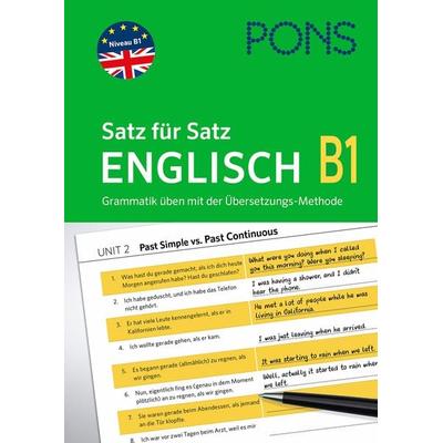 PONS Satz für Satz Englisch Grammatik B1, Taschenbuch von Buch, PONS Langenscheidt GmbH, 978-3-12-562315-6