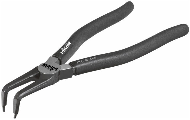 VIGOR Pince pour circlips V2793 Longueur totale : 180 mm (V2793)