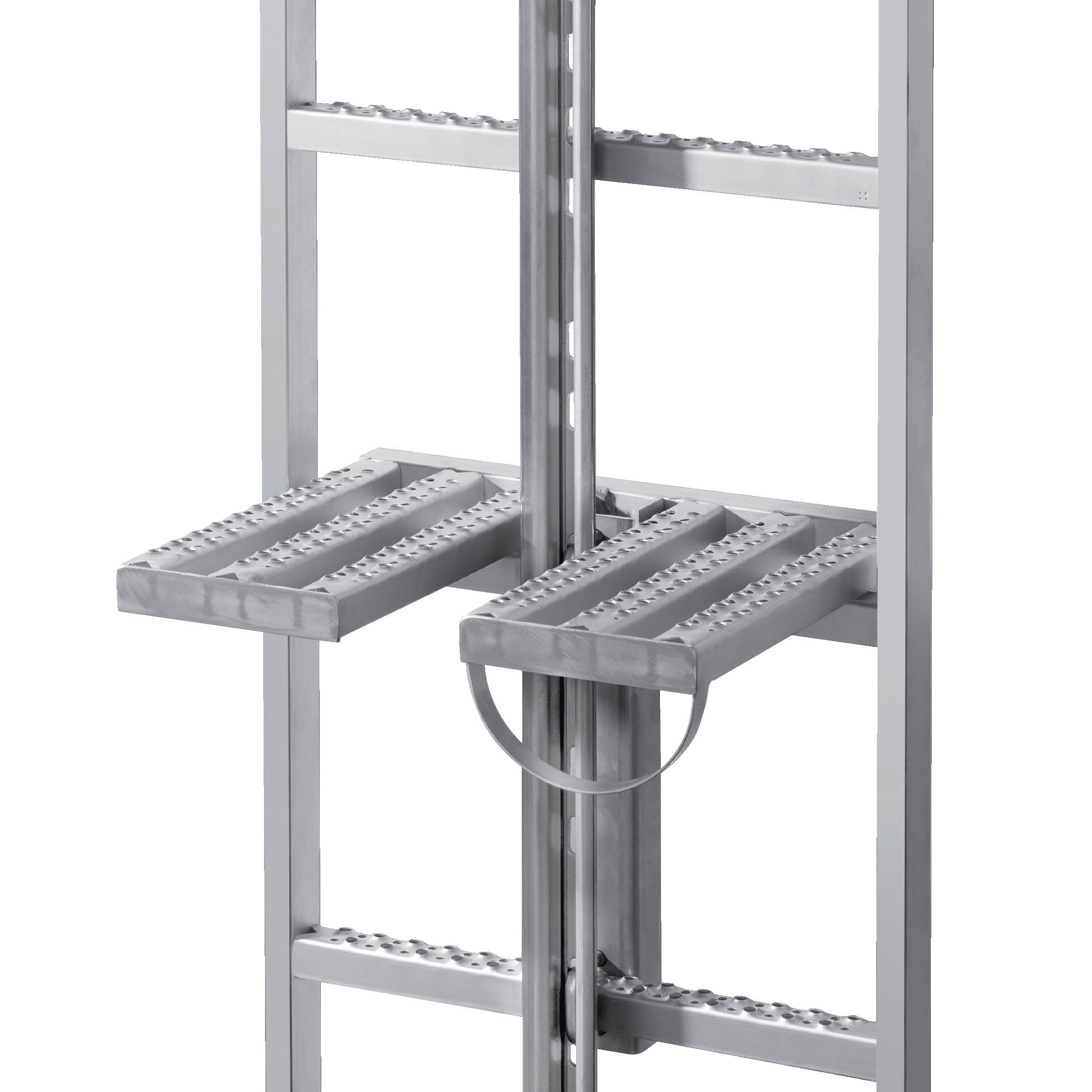 Hailo Professional Hailo klappbares Ruhepodest zweiteilig aus Aluminium