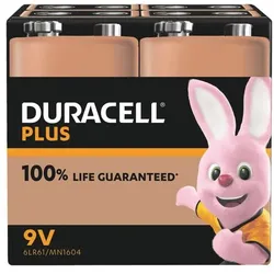 Duracell 4er-Pack Batterien »Plus« E-Block / 6LR61