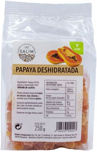 INT-SALIM Dehydrierte Papaya 250 gr