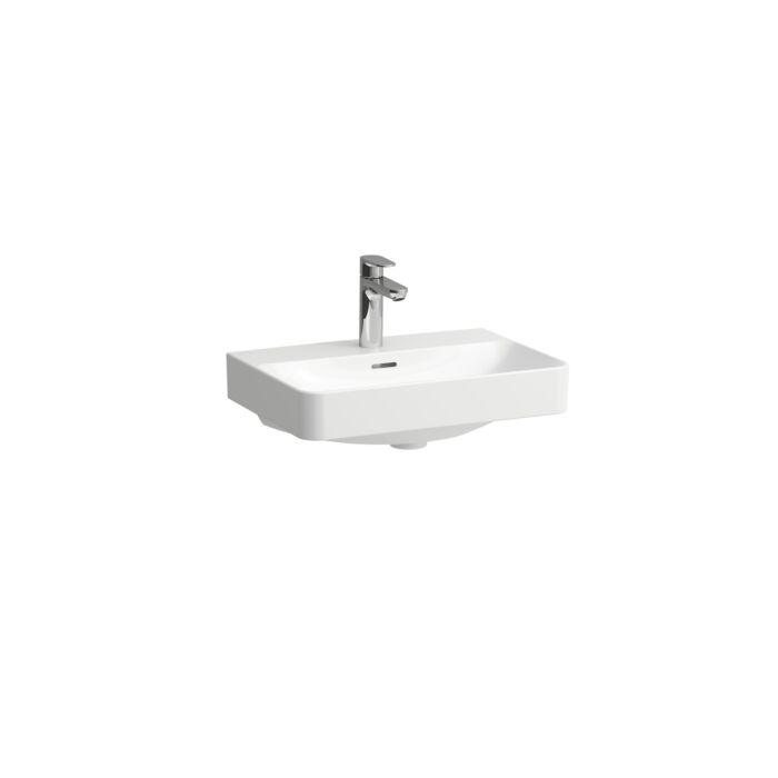Laufen PRO X Waschtisch H8188620001421 55x38cm, ohne Hahnloch, ohne Überlauf, Überlaufkanal unten geschlossen, weiß