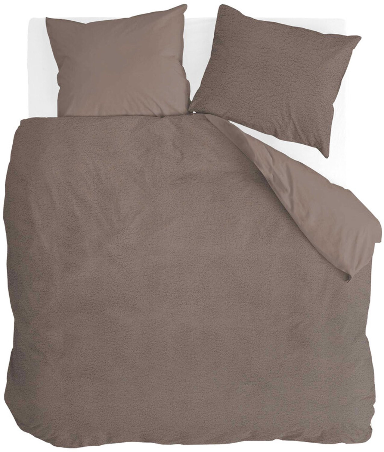 Byrklund Dekbedovertrek Favorite Fuzzle Bruin 140x220 cm