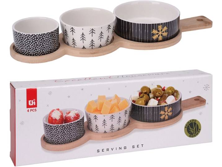 Aperitiv-Set FESTIF porzellan mehrfarbig
