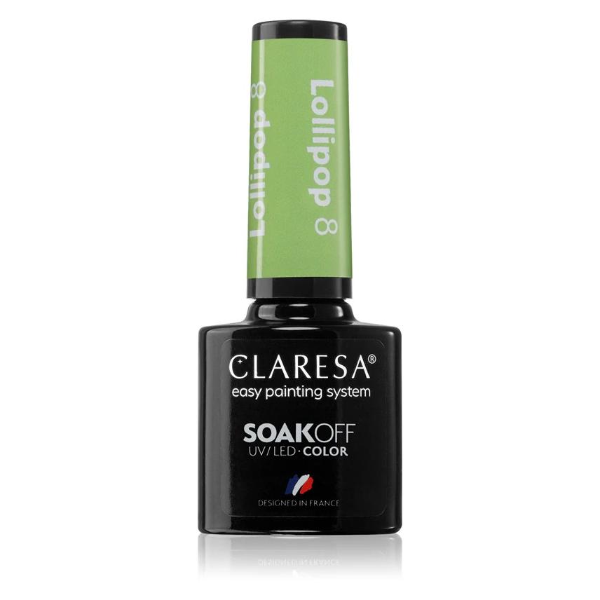 Claresa Lollipop UV Nagellack 5ml - Packung mit 8 Stück (Grün, Farblack) (47272769)