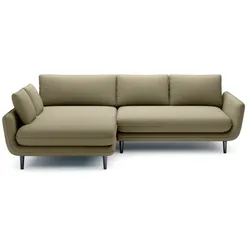 Ecksofa Solano Stoff Grün Olive