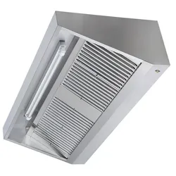 Wandhaube mit Motor 1400x900x450mm mit Dimmer, Beleuchtung, Filter und Ablasshahn (Leistungsstark) PREMIUM / /. GOLDINOX