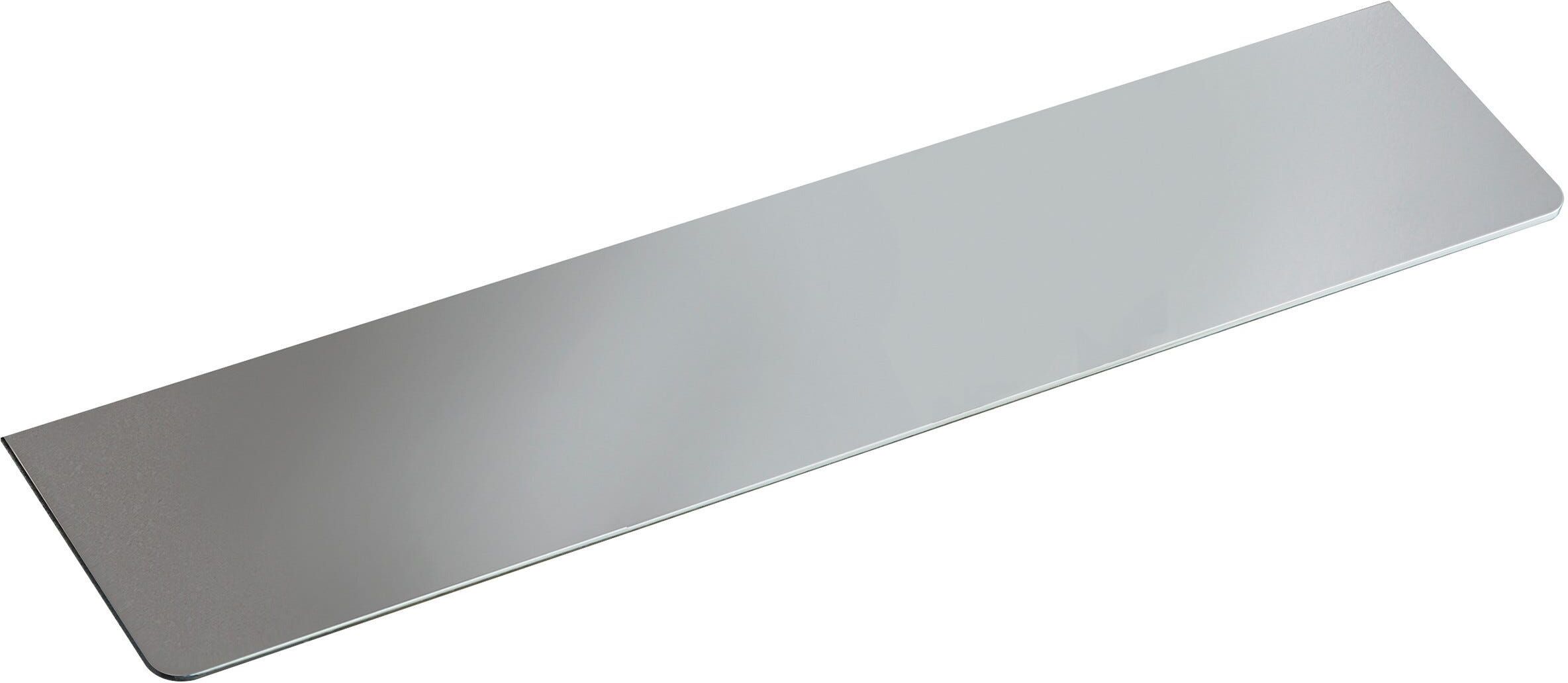 Tecnomat MENSOLA PORTAOGGETTI 1 RIPIANO 50 cm IN ACCIAIO CROMATO FISSAGGIO MURO