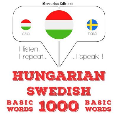 Magyar - svéd: 1000 alapszó - JM Gardner, Audio, 9782821149137