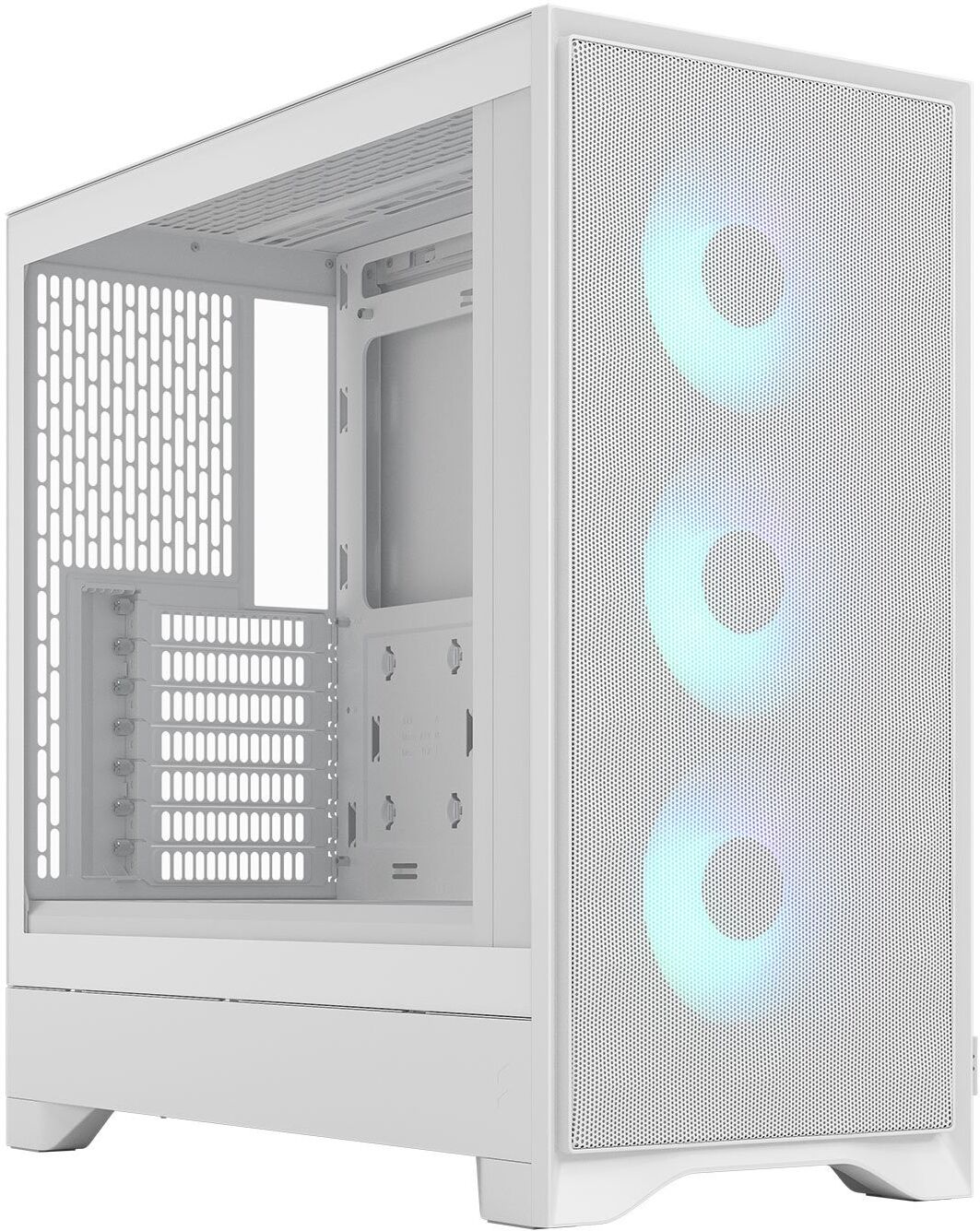 Fractal Design Pop 2 Air RGB Tempered Glass Mid Tower PC Case - White