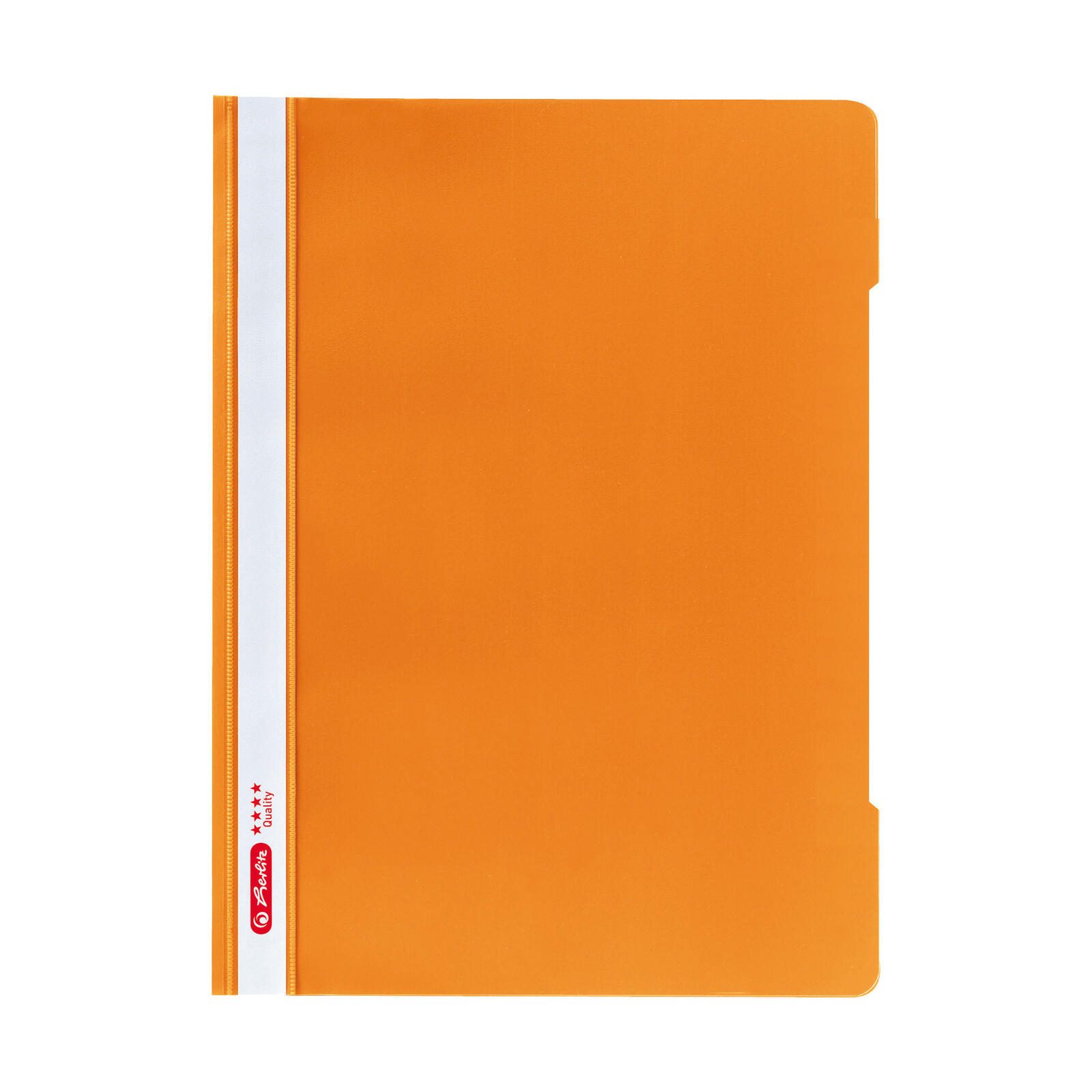 herlitz Schnellhefter Quality DIN A4 Kunststoff orange 400194395