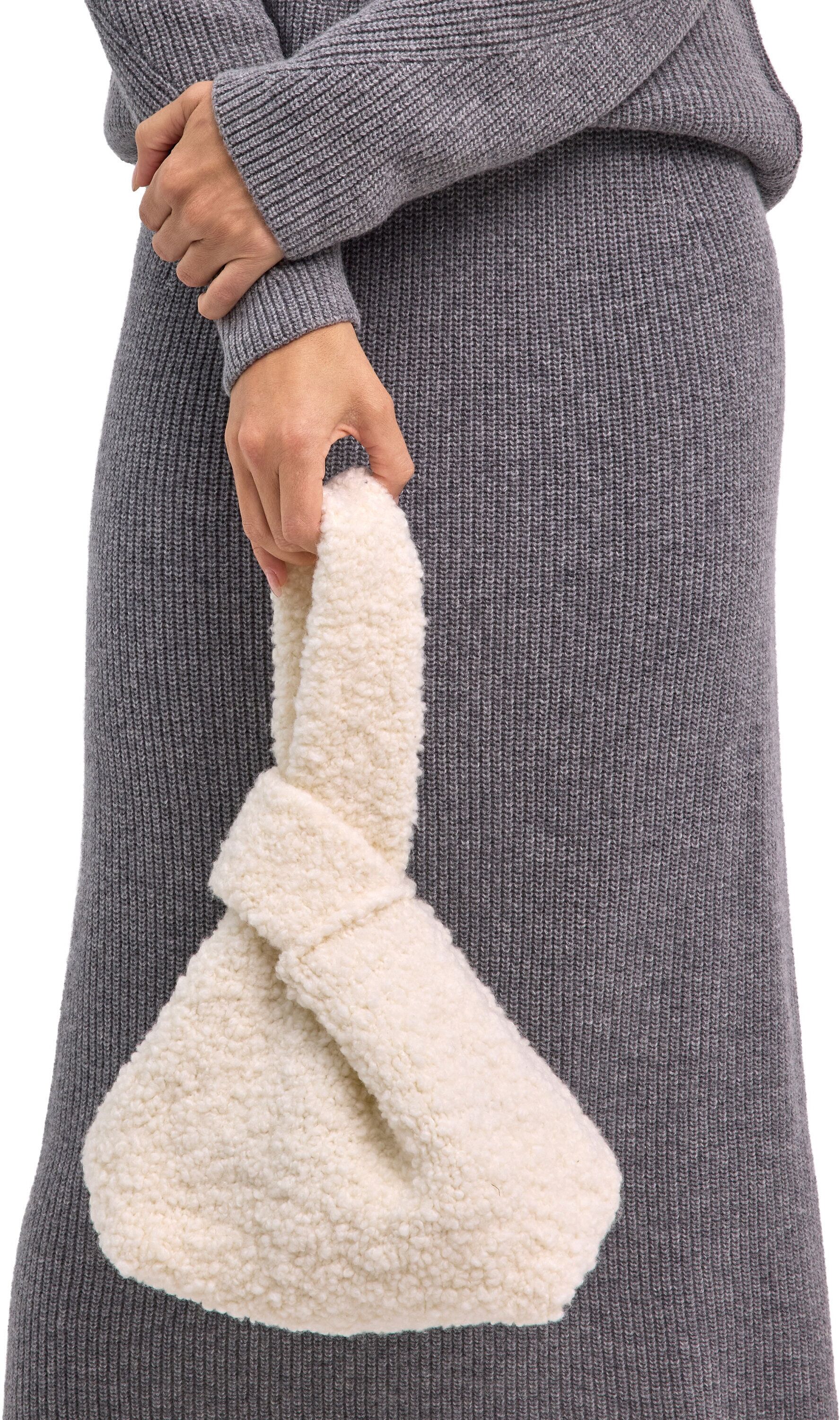 Freizeittasche FALKE "FALKE Tasche", Damen, Gr. onesize, woolweiß (2060), Taschen Freizeittasche