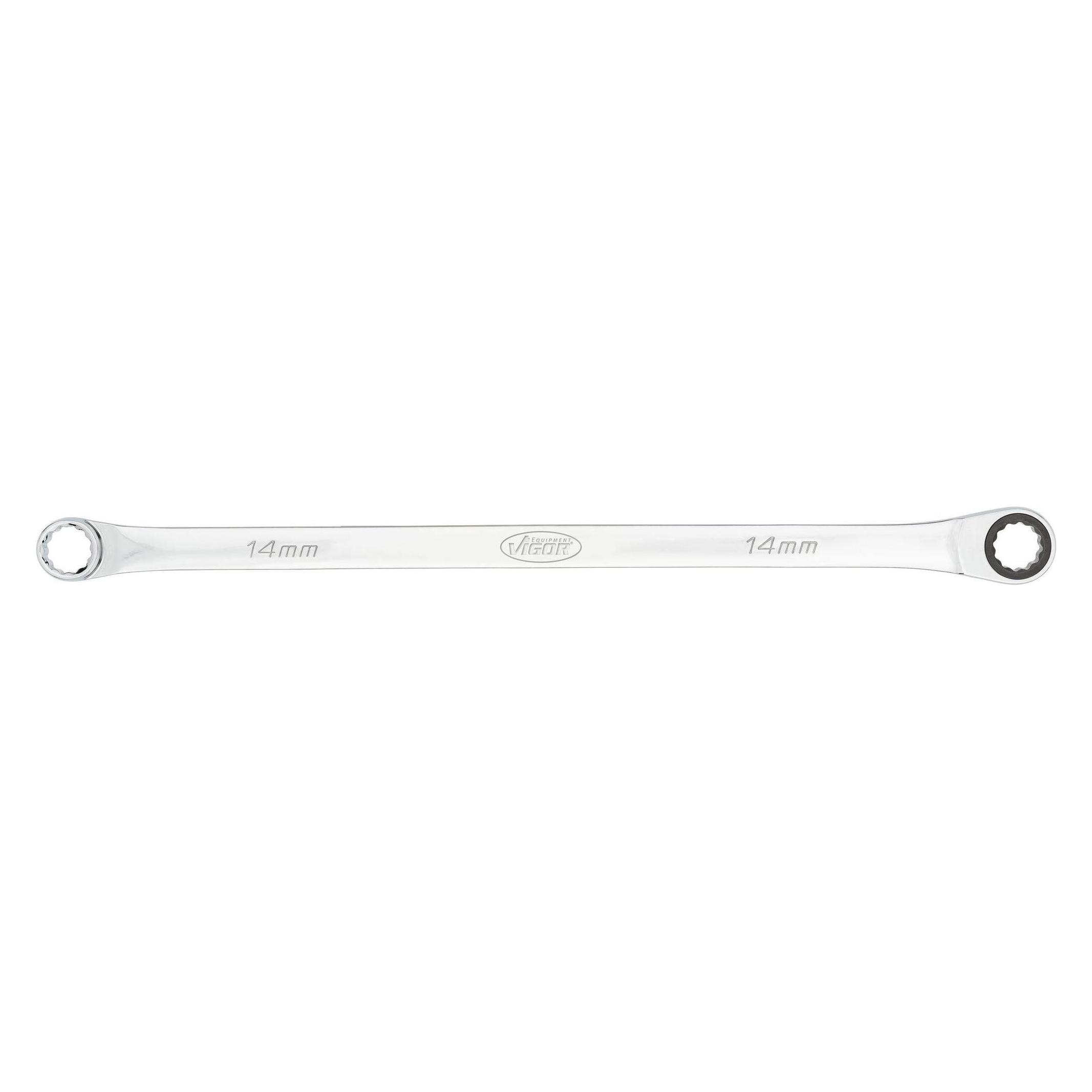 Vigor Ratschen-Ringschlüssel . extra lang V7031-14 SW 14 mm (14 mm) (V7031-14)