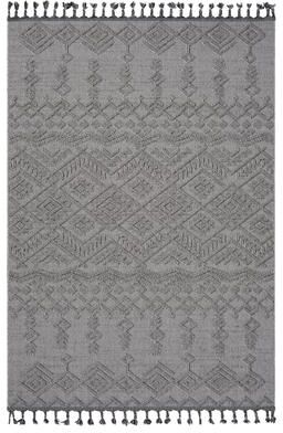 Klair Living Guros Collection White / Traditional Indoor / Outdoor Non-Shedding Area Rug