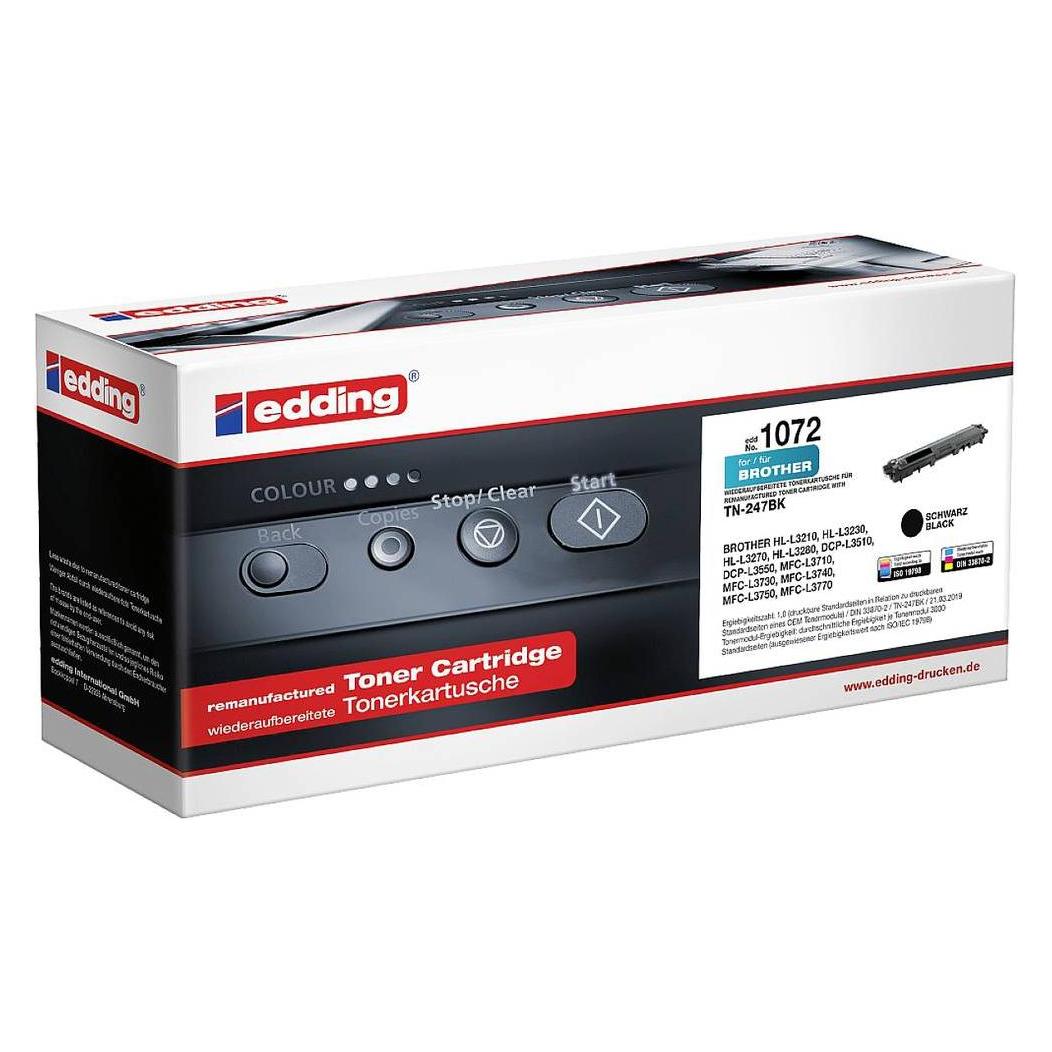Edding Toner ersetzt TN-247BK - - 3 Seiten (BK) (18-1072)