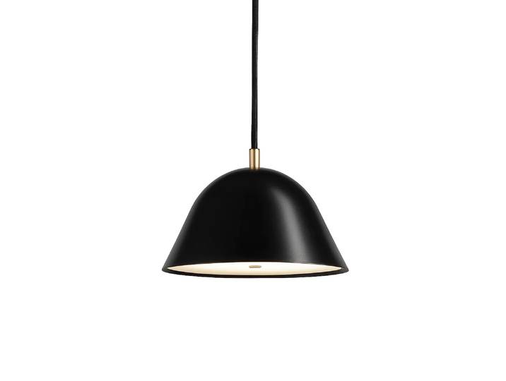 Örsjö Belysning Suspension Streck petite 11x21 cm Noir RAL 9005