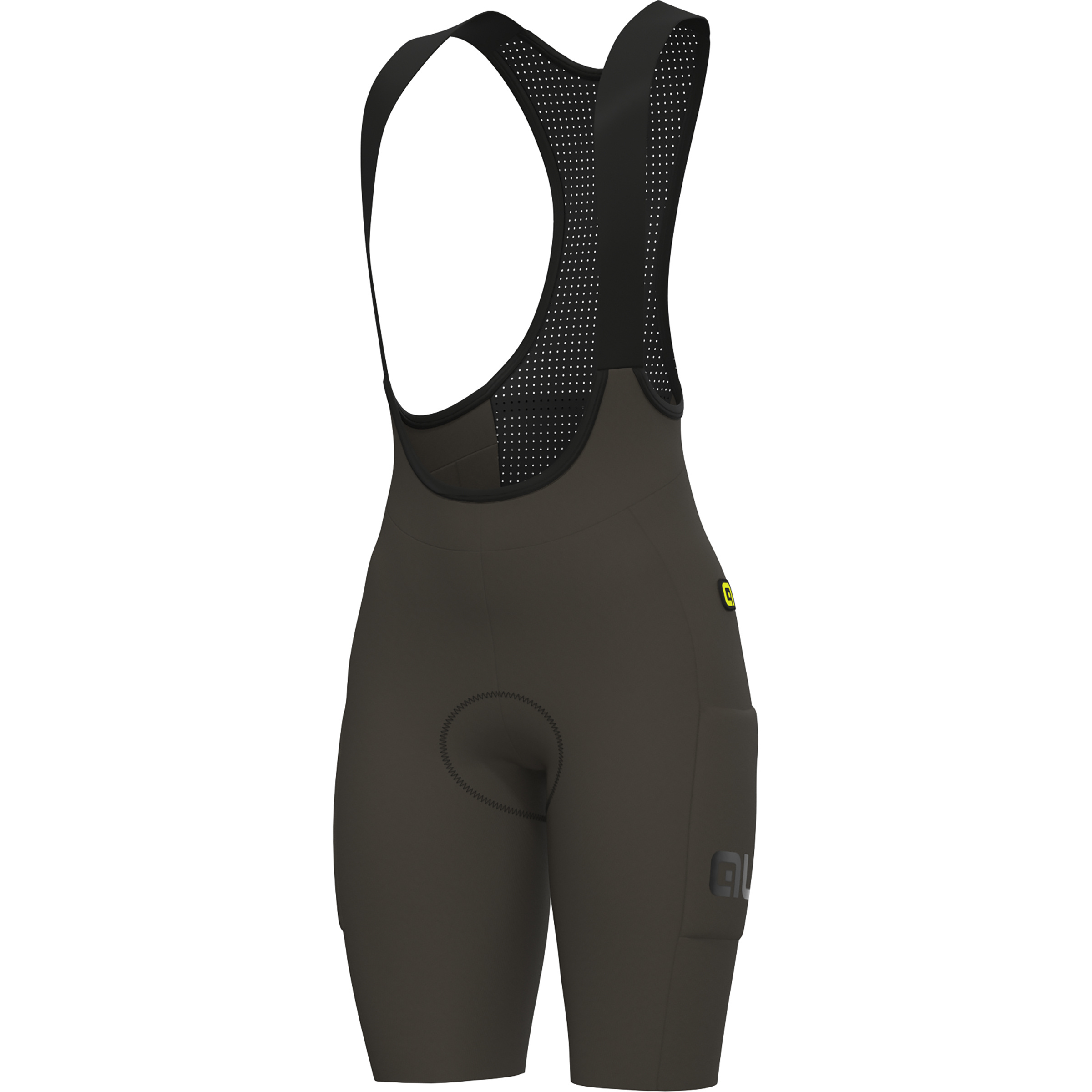 Alé Gravel Pro Bib kurz Damen Fahrradhose oliv Größe L Gravel Widerstandsfähig