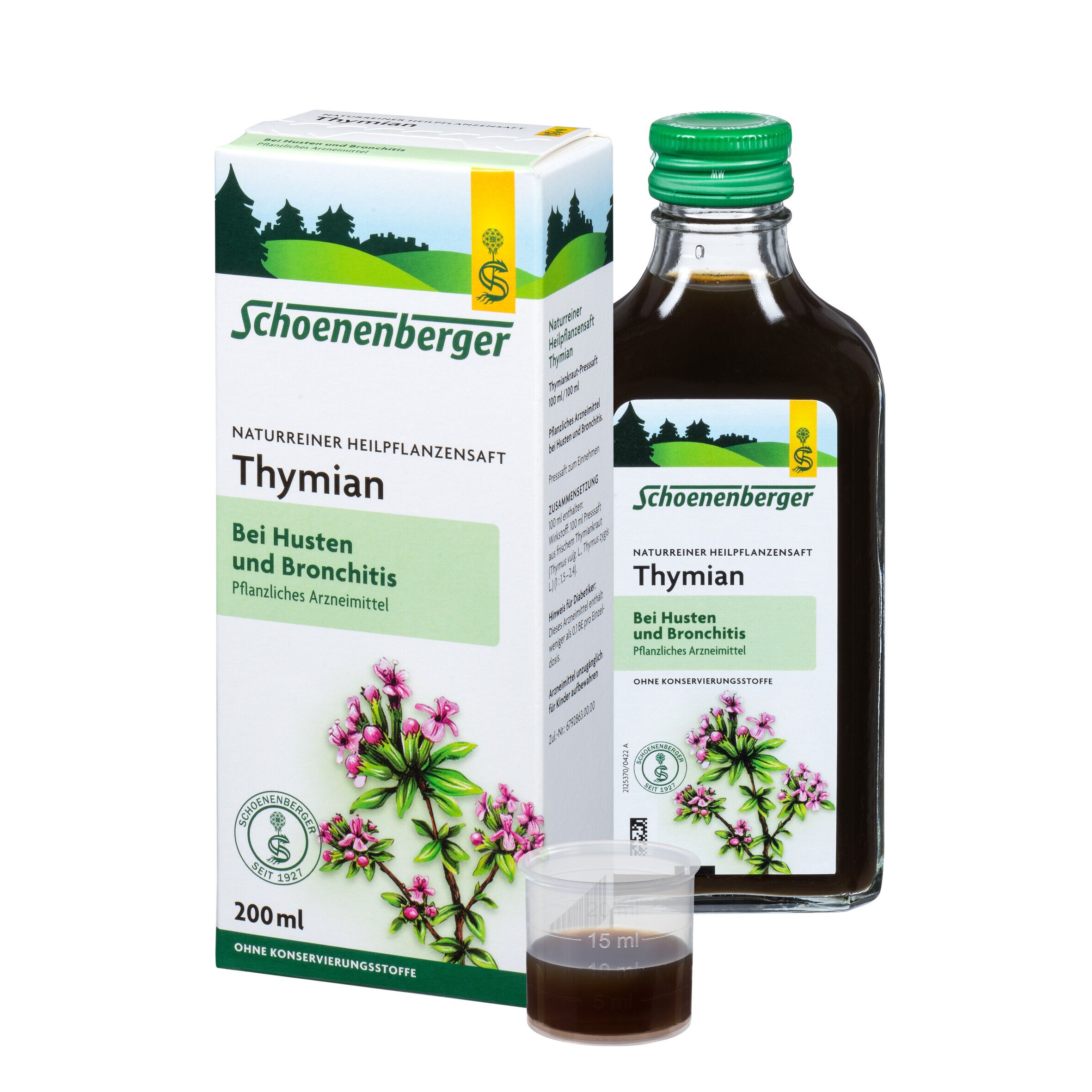 Thymian Saft Schoenenberger 200 ml