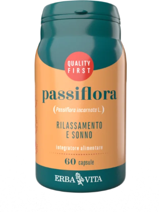 Erba Vita Passiflora 60 capsule - Integratore Alimentare per Stress, Ansia e Sonno