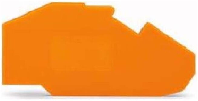 WAGO GmbH& Co. KG Plaque de finition/intermédiaire orange 783-317 (783-317)