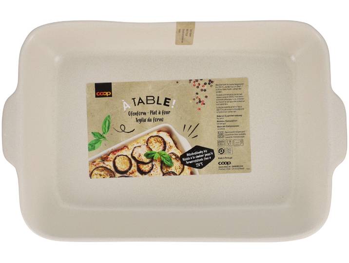 À Table! Ofenform 33x21x6.5cm beige