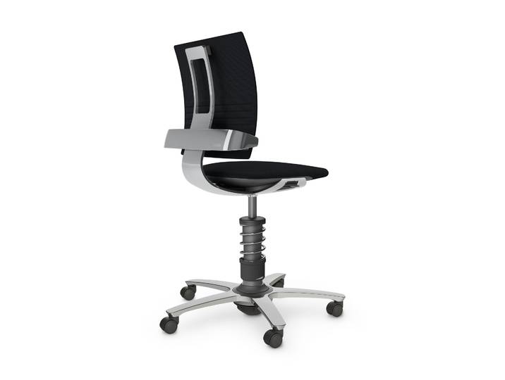 nv without armrests, Black/High-gloss polished, New, Ergonomic chair - ideal for flexible working