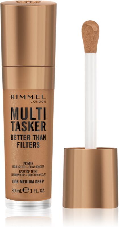 Rimmel Multi-Tasker Better Than Filters brightening makeup primer to even out skin tone shade 006 Medium Deep 30 ml