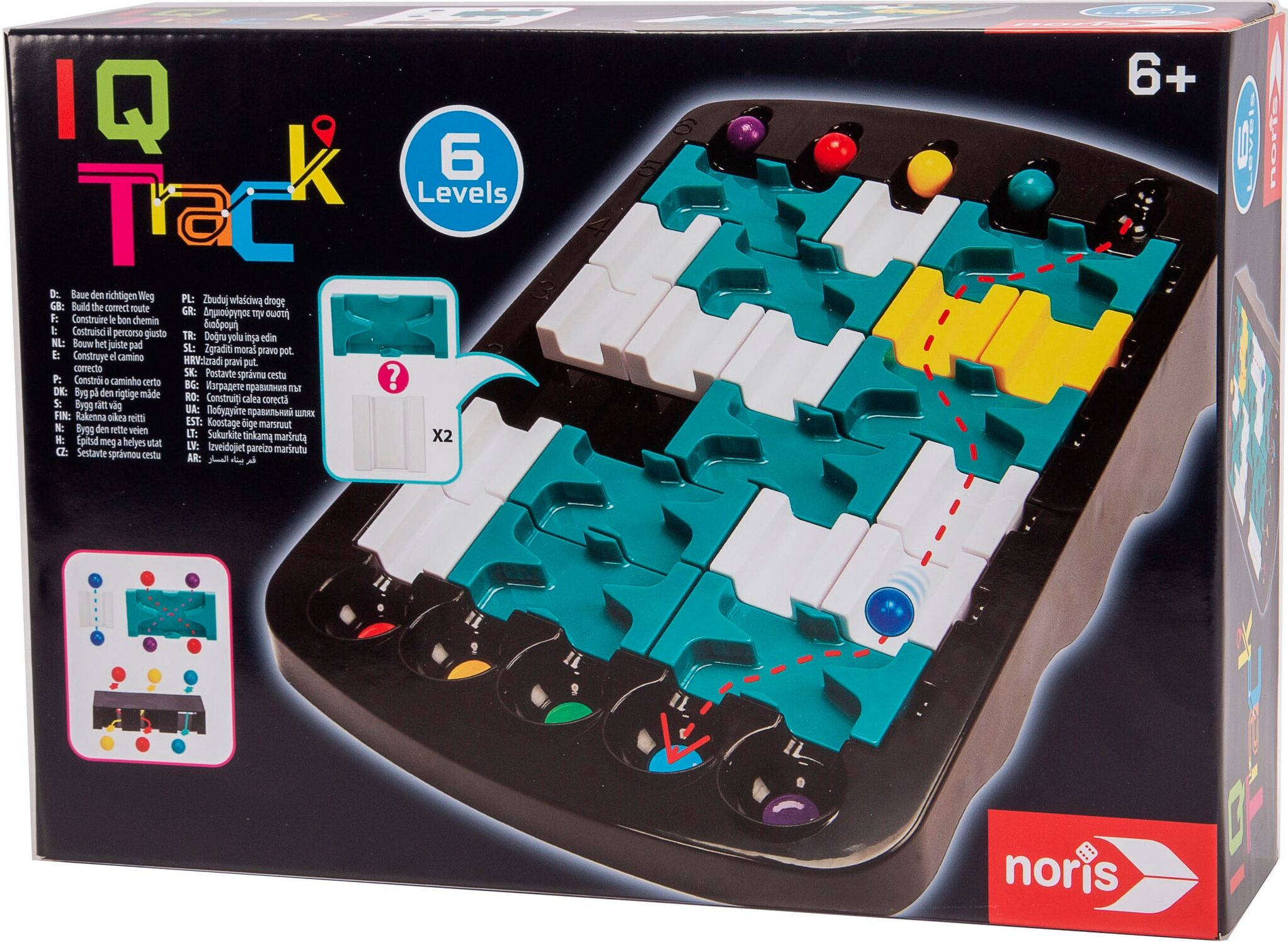 Spiel NORIS "IQ Track", bunt, Spiele, Kinder, Spiel