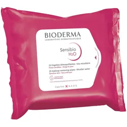 2x Bioderma, Gesichtsreinigung, Sensibio H20 (Reinigungstücher Gesicht)
