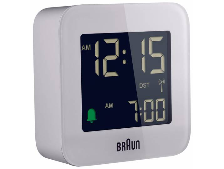 Braun BC08-DCF White - Wecker, Funk Wecker – Wecker digital – weiss