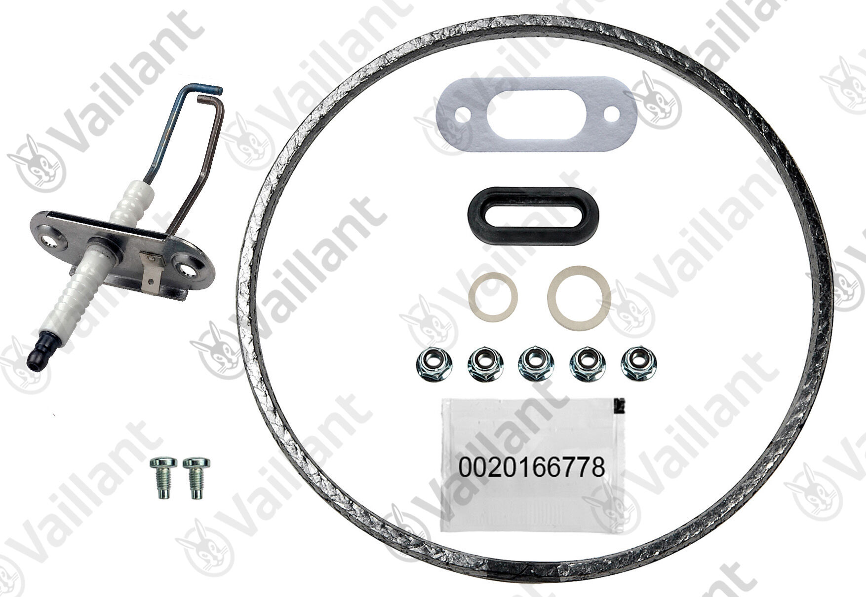 Vaillant jeu de joints, jeu de maintenance des électrodes II 0020218247