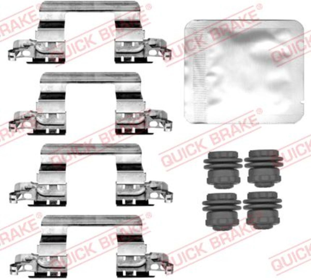 Motagesatz, Bremsbeläge QUICK BRAKE 109-0187