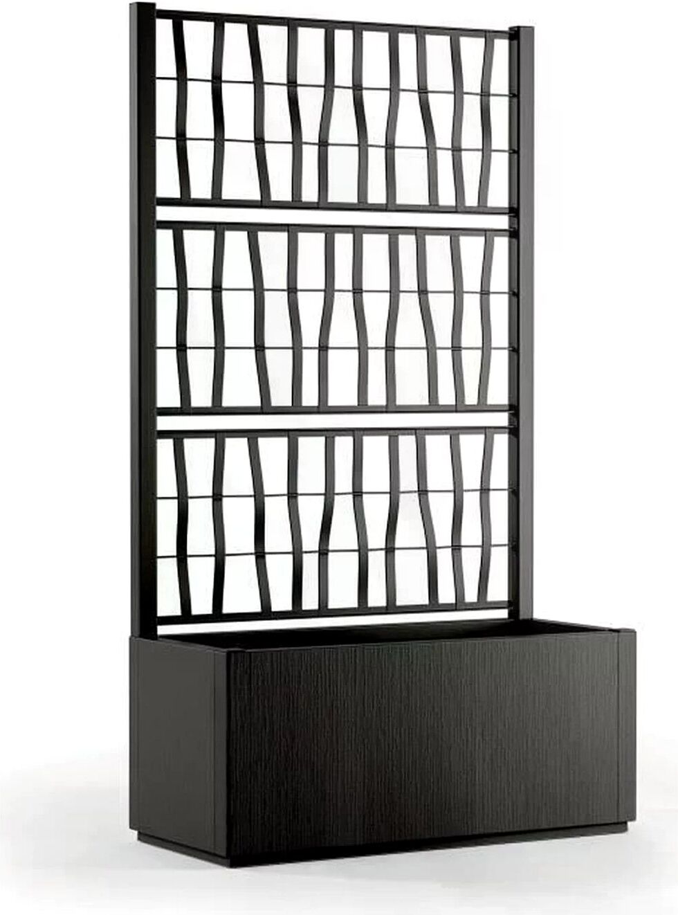 Fioriera con grigliato Stefanplast 68601 ETHICA Grafite
