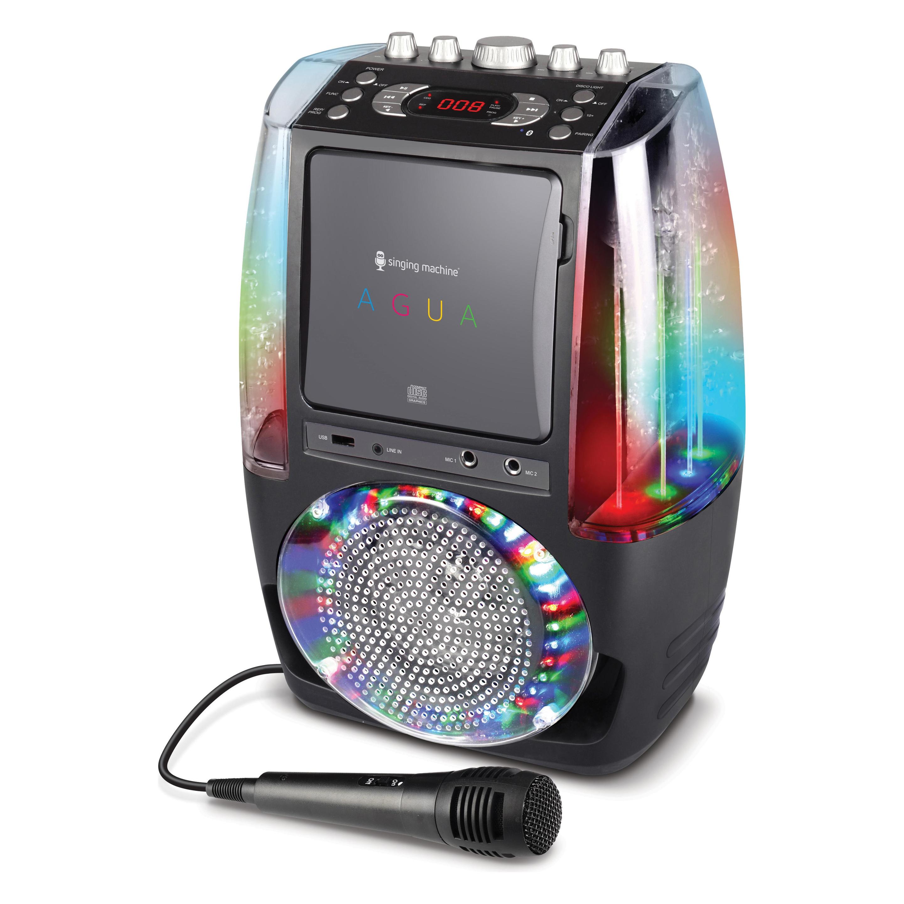 PDT Singing Machine AGUA Karaoke - Black (SML605BK)