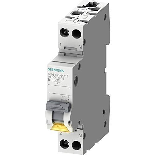 Siemens 5SV6016-7KK10 AFDD Brandbeveiligingsschakelaar, 2-polig, 10A, 230V