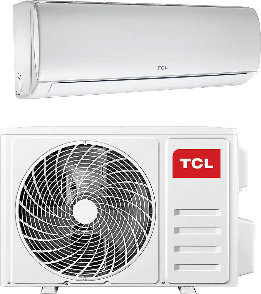 Split-Klimaanlage 12.000 BTU, 3,4 kW, 4-in-1-Gerät, Kühlen und Heizen, weiß TCL